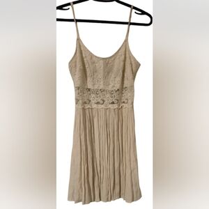 Alythea Cream Cut Out Dresd